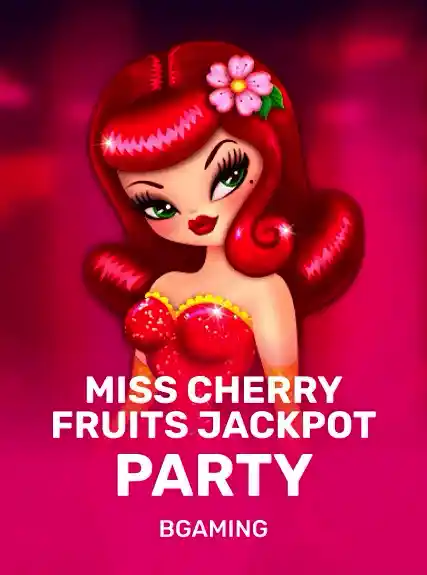 Miss Cherry Fruits Jackpot party game tile