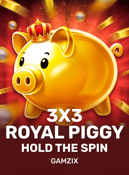 3x3 Royal Piggy: Hold The Spin game tile