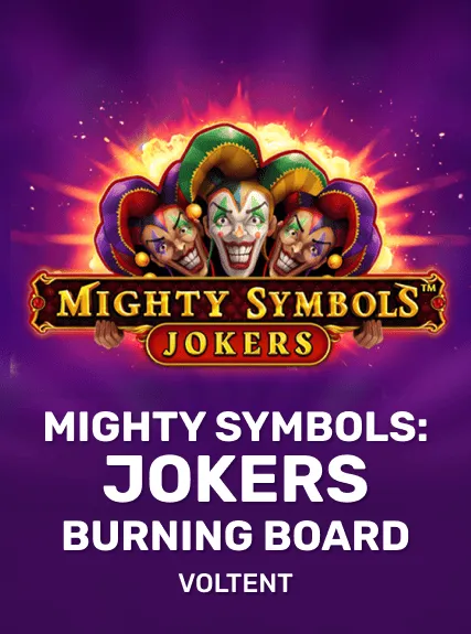Mighty Symbols: Jokers Burning Board game tile