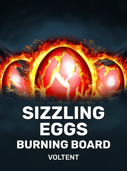 Sizzling Eggs Burning Board game tile